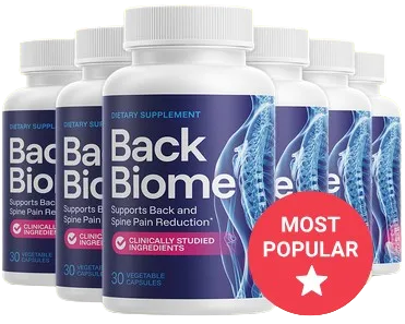 BackBiome 6 Bottles